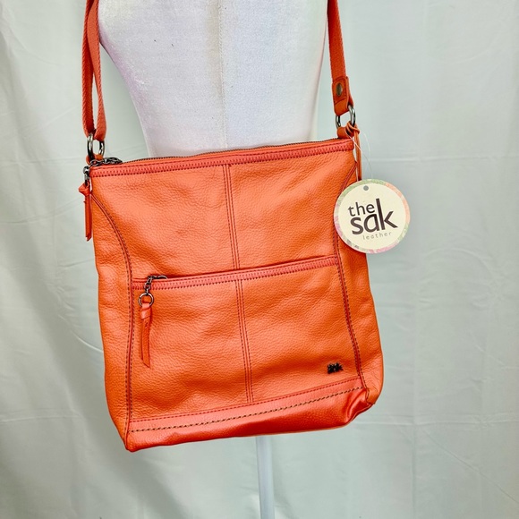 The Sak Handbags - The Sak The Lucia Crossbody in Tangerine